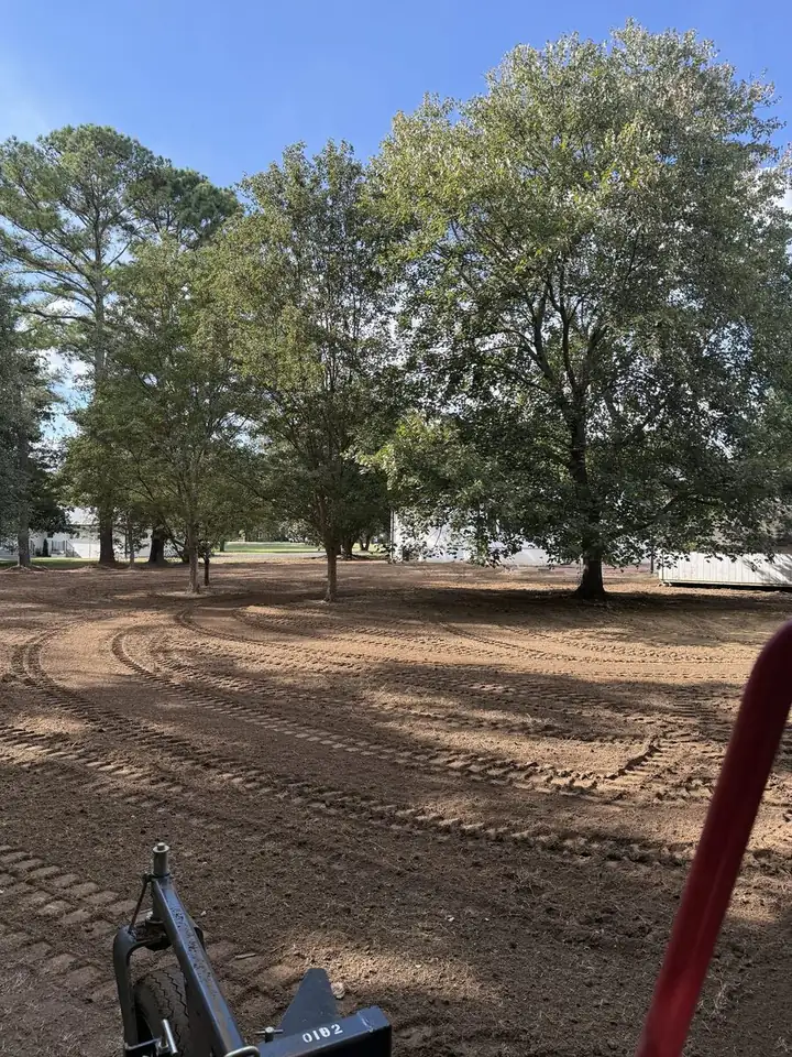 Land grading and site preparation work by Dunnebacke Constructors — Hendersonville TN